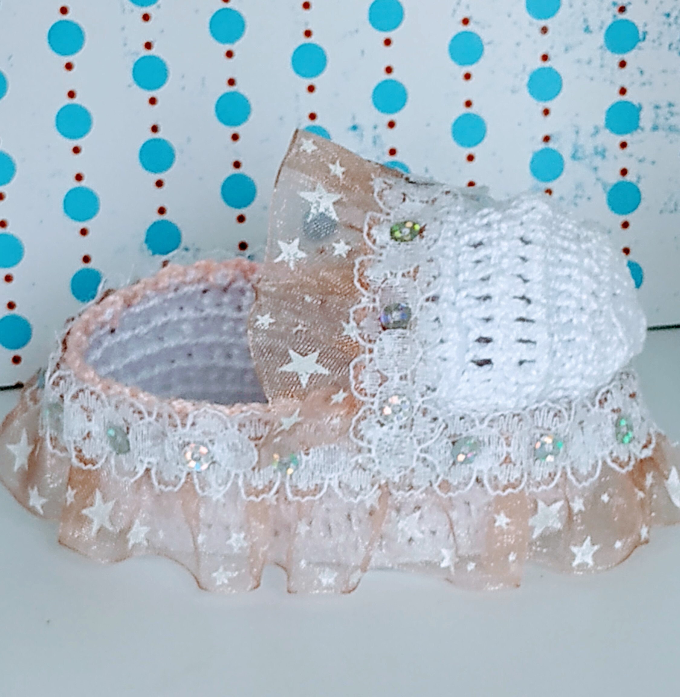 Miniature baby / crochet / doll crib with Etsy