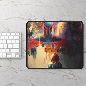 Morales Graffiti Wall Spider-Verse Gaming Mouse Pad image 2