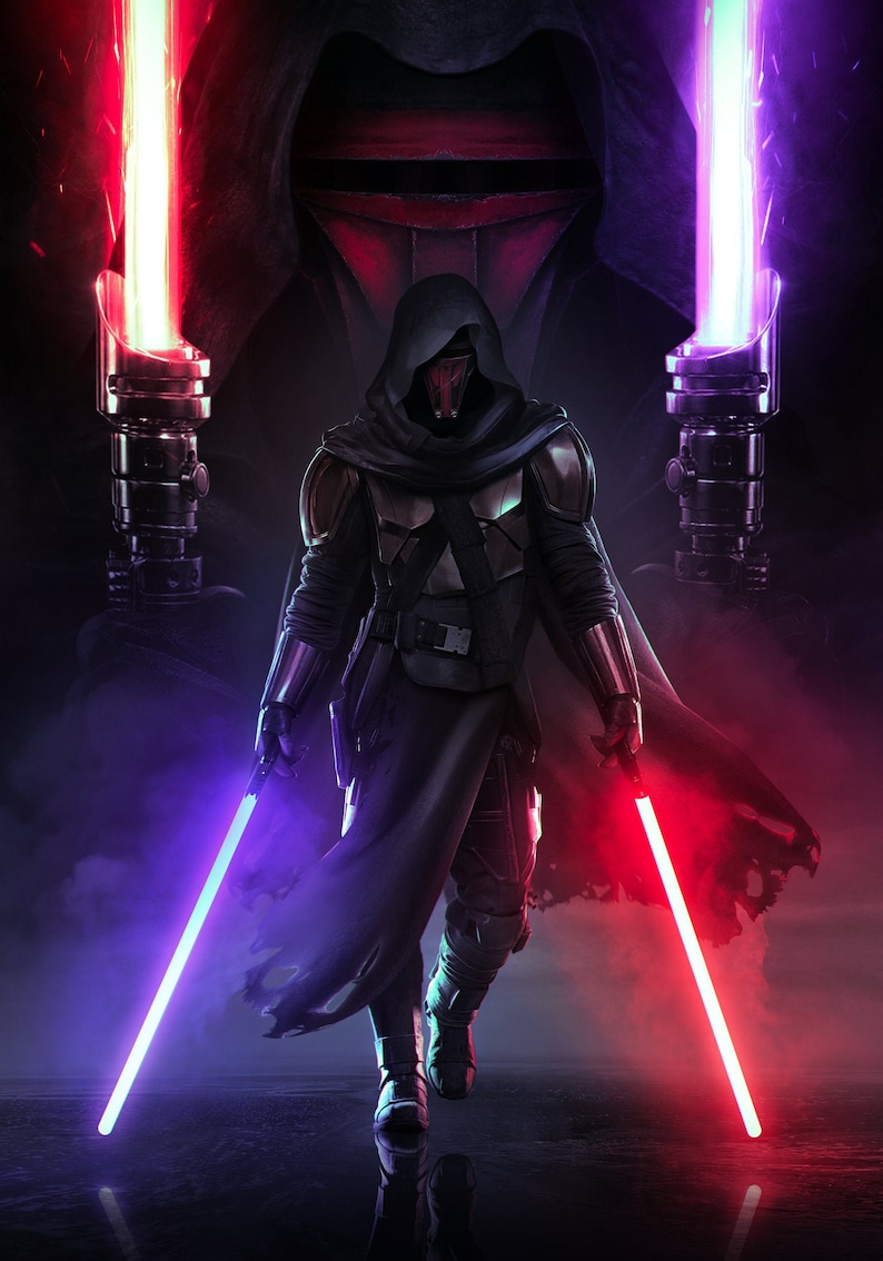 Darth Revan Art Print Etsy