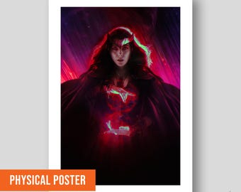 Scarlet Poster/Art Print van Mizuri met origineel gicléepapier van galeriekwaliteit
