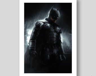 The Knight of Gotham Poster/Art Print by Mizuri with original gallery-quality giclée paper