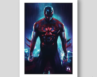 Spiderman-2099 Poster/Art Print by Mizuri with original gallery-quality giclée paper