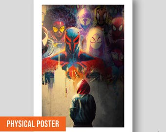 Across the Spider-Verse Poster/Art Print by Mizuri with original gallery-quality giclée paper