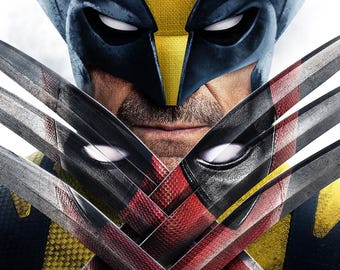 Wolverine and Deadpool Masked Art Print: Custom Digital Download