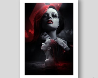 The Birth of Harley Poster/Art Print by Mizuri with original gallery-quality giclée paper