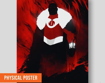 Grand Regent Thragg Invincible High-Glossy Film Poster Art Print for Viltrumite Invincible Fan Gift