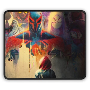 Morales Graffiti Wall Spider-Verse Gaming Mouse Pad image 1