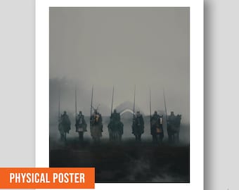 Trial of Seven, Game of Thrones Art Print A Knight of the Seven Kingdoms Poster, Gaming Room Decor Giclée Print