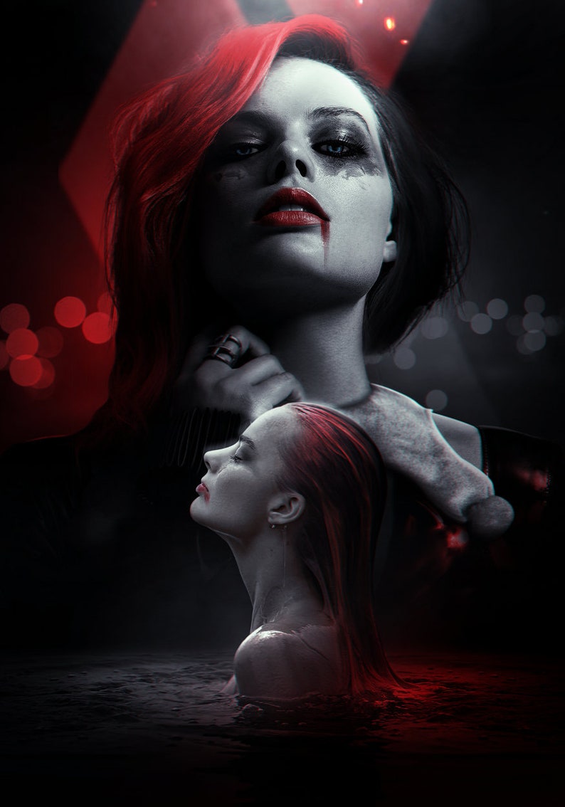 Harley Quinn Art Print Etsy Australia