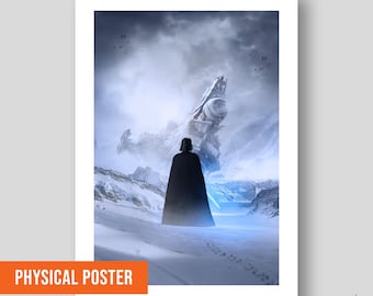Vader Snow Poster/Art Print by Mizuri with original gallery-quality giclée paper