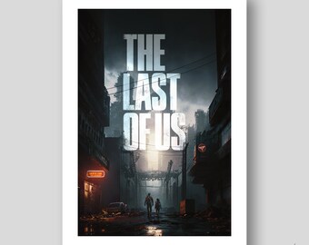 The Last of Us desolate landscape Poster/Art Print by Mizuri with original gallery-quality giclée paper