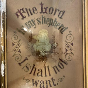Vintage 3D Psalm 23 Picture