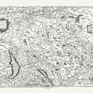 Burgundy: Michel de La Rochemaille et Le Clerc, Burgundia Comitatus Erance Comte, 1632