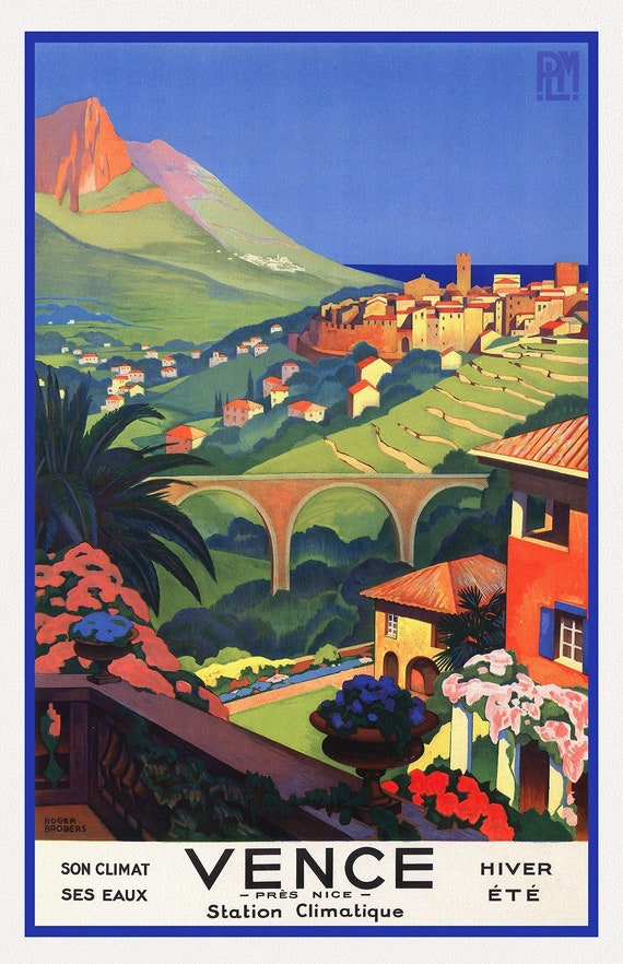 Vence, Cote d'Azur, 1930