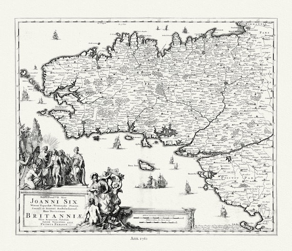 E Nobmo. prudmoq[ue] viro Joanni Six Wimnae Toparchae, Vronmadae Domino, Consuli et Senatori Amstelaedamensi, 1760, map,  50 x 70 cm, canvas