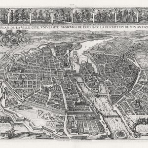 Tavenier, Pl. XVI. Ville de Paris, 1630