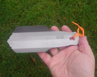 Personalised Titanium garden trowel - Laser engraved name | Camping gifts | EDC spade survival tool | Gardening gifts | Outdoor lover.