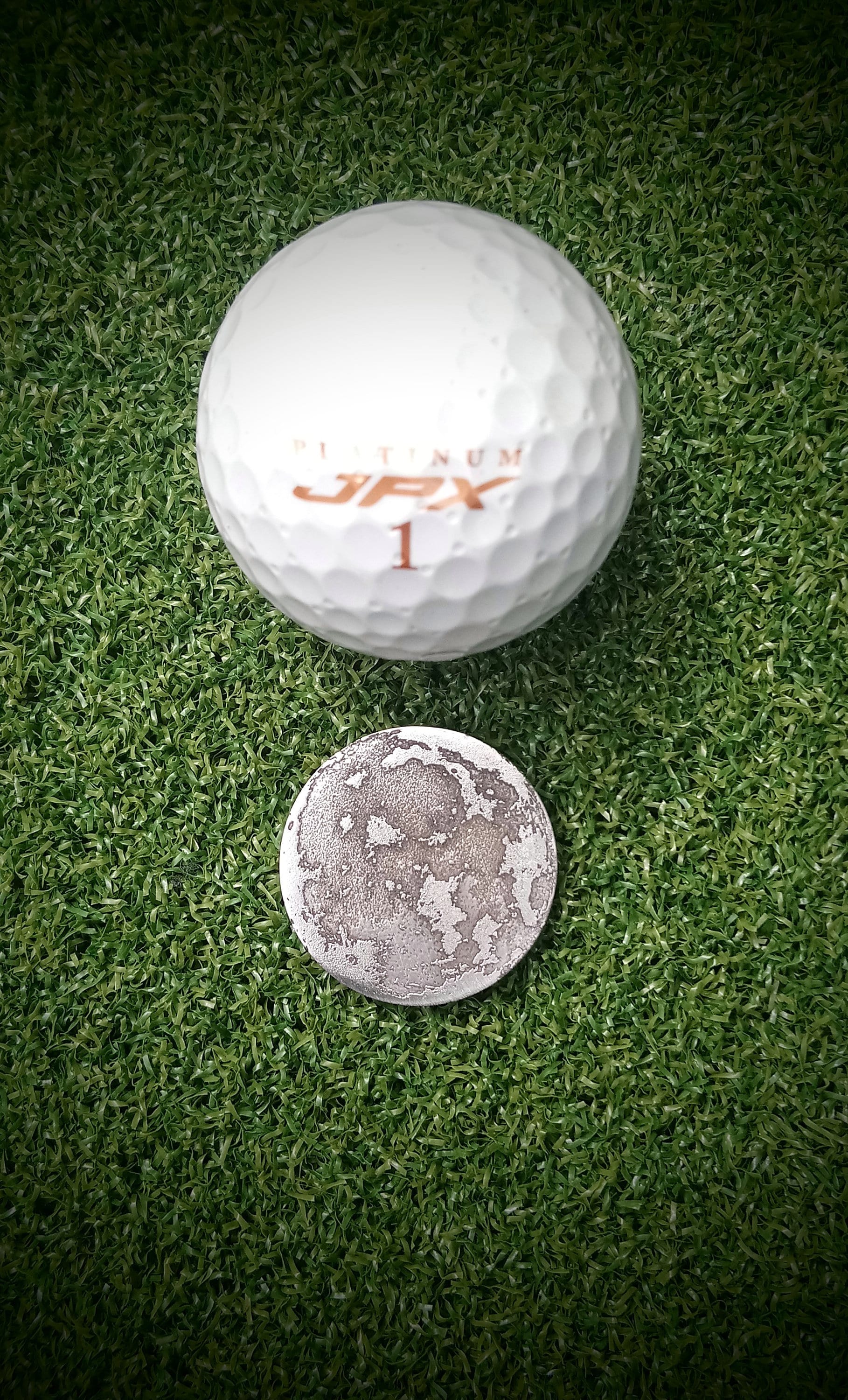 The Moon Golfball Marker Neuheit Geschenk Planet Mond