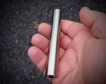 Personalised Ultra Violet steel torch | Doctor Who cosplay | Sonic screwdriver | Geek gift | Engraved Gallifreyan | Secret message torch.