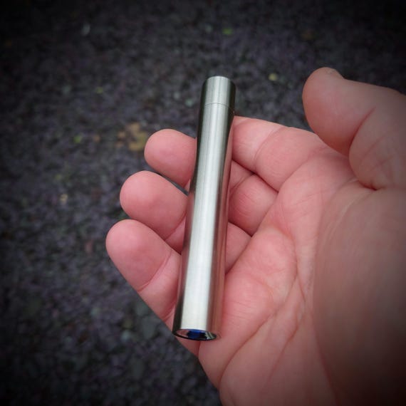 Personalised Ultra Violet steel torch | Doctor Who cosplay | Sonic screwdriver | Geek gift | Engraved Gallifreyan | Secret message torch.