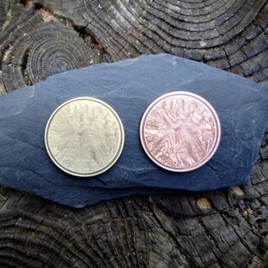 Aangepaste bergcontourkaart messing of koperen medaille - gegraveerde personalisatie. Wandelmunt cadeau. Alpinisme. Lake District. Ben Nevis.
