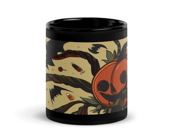 Halloween Mug Cute Pumpkin Mug for Halloween Spooky Pumpkin Mug Halloween Gift
