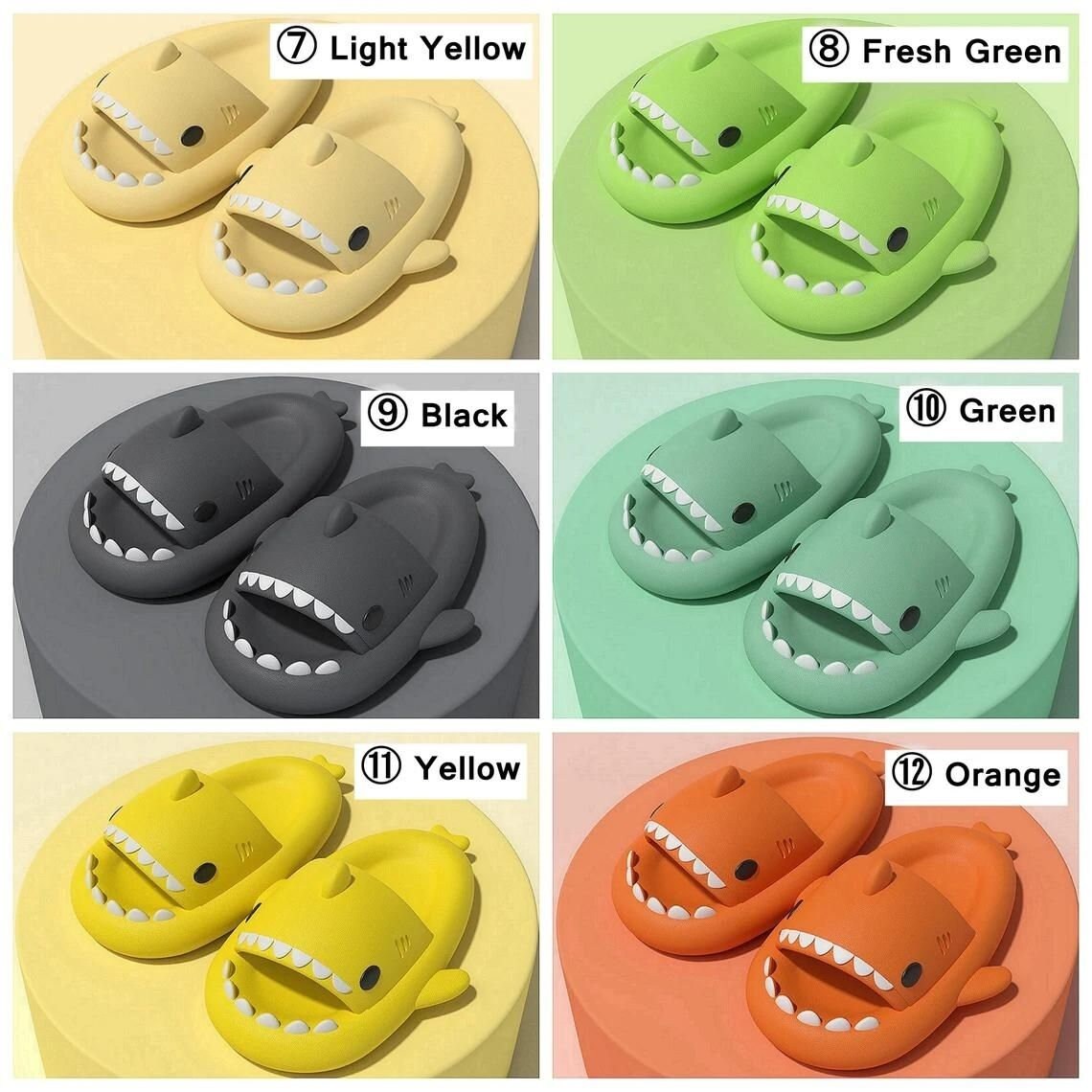 Shark Comfy Slides Summer Slippers Unisex for Family Etsy