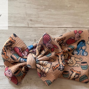 pooh & friends bow headwrap