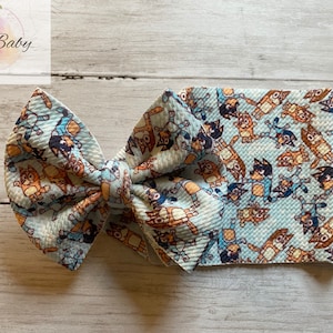 bluey bow headwrap