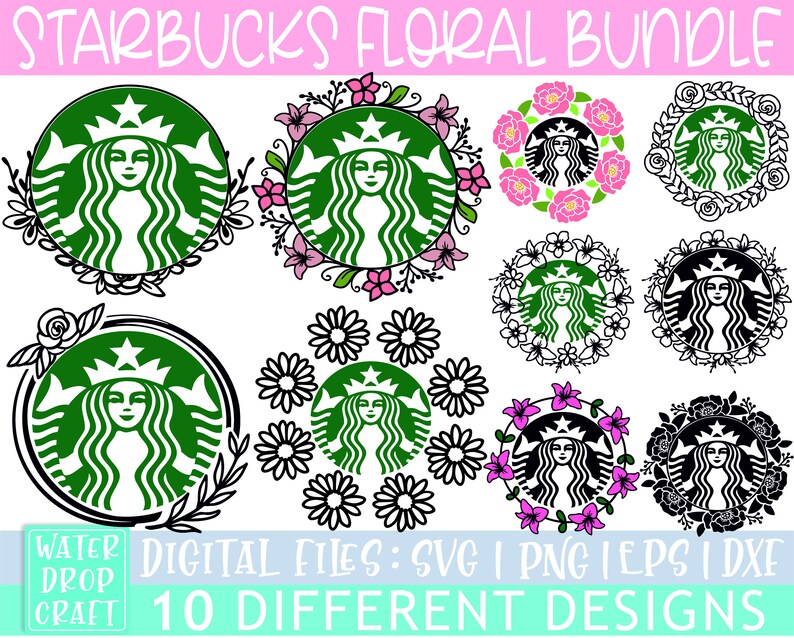 Free Free 115 Flower Around Starbucks Logo Svg SVG PNG EPS DXF File