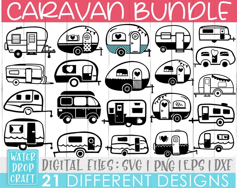 Download Bundle Caravan Svg Camping Svg Summer Travel Trailer Svg Happy Camper Svg Camper Svg Lnstant Download Svg Png Dxf Craft Supplies Tools Card Making Stationery Womenintech Fi