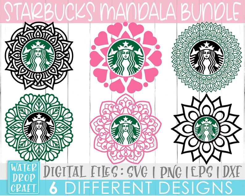Svg Mandala Svg For Starbucks Cup Png Eps Dxf File Free Svg Cut Files