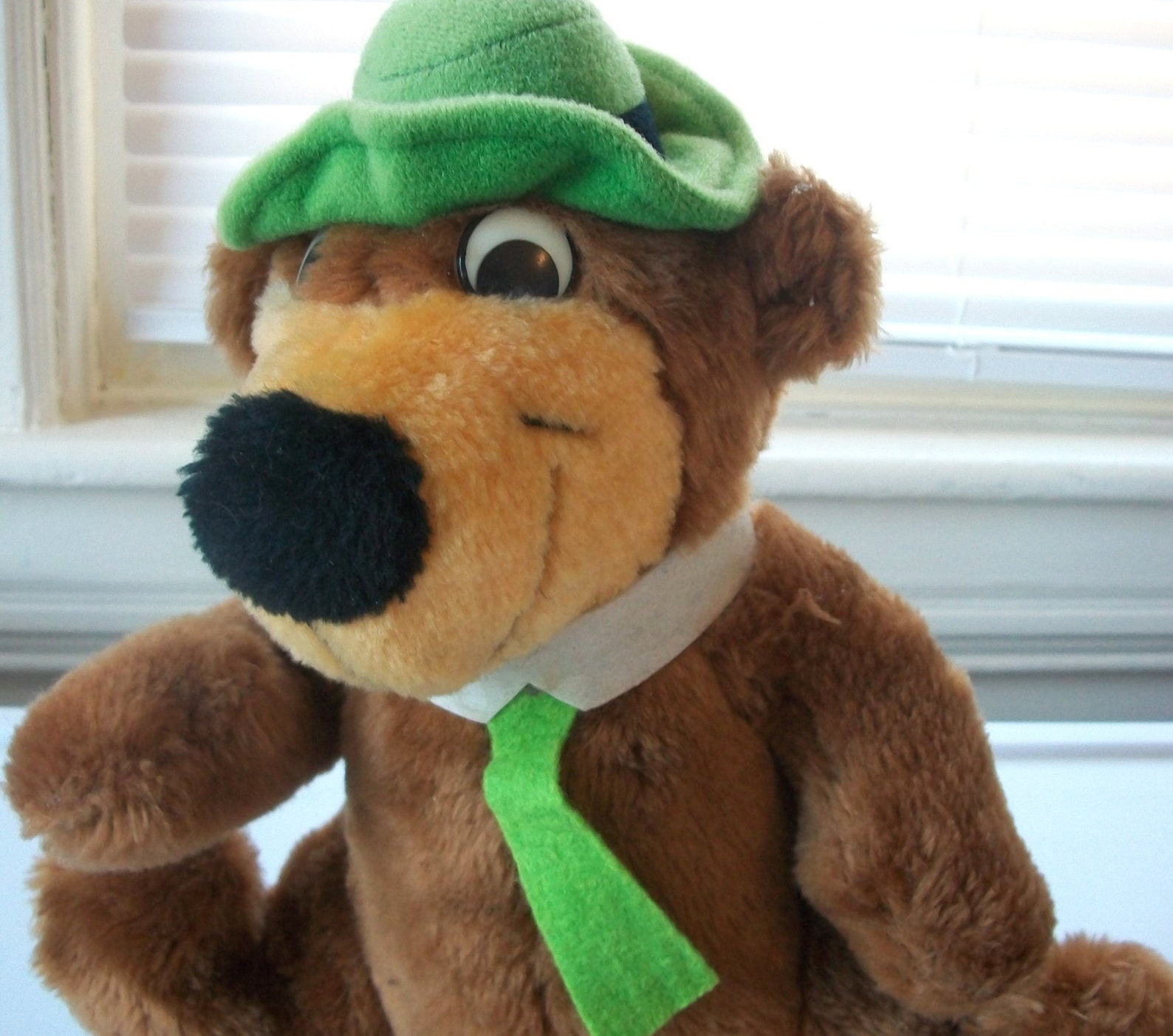 Vintage Yogi Bear Plush 10 1980 Mighty Star Etsy
