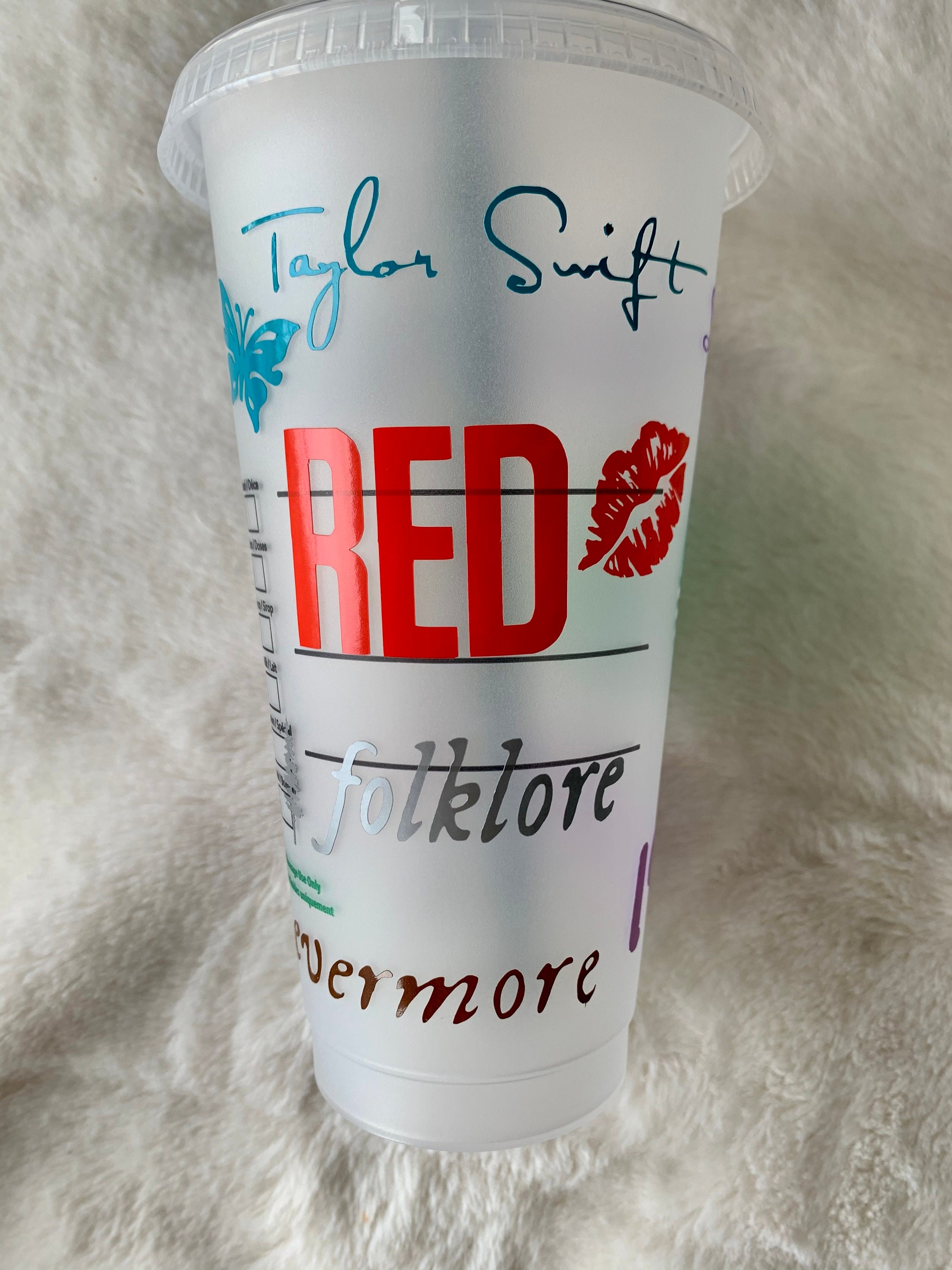 Taylor Swift Era Starbucks Tumbler Venti Custom Tumbler Etsy