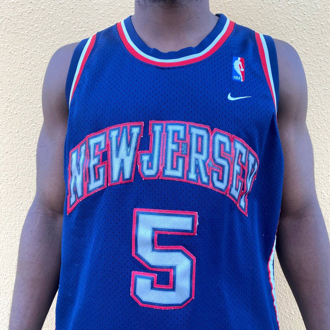 90s Nike Jason Kidd Nets Jersey large Etsy