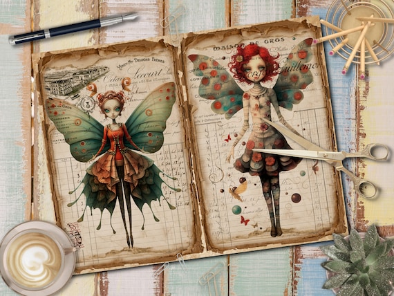 フェアリージャンクジャーナルページ：ヴィンテージエフェメラデジ