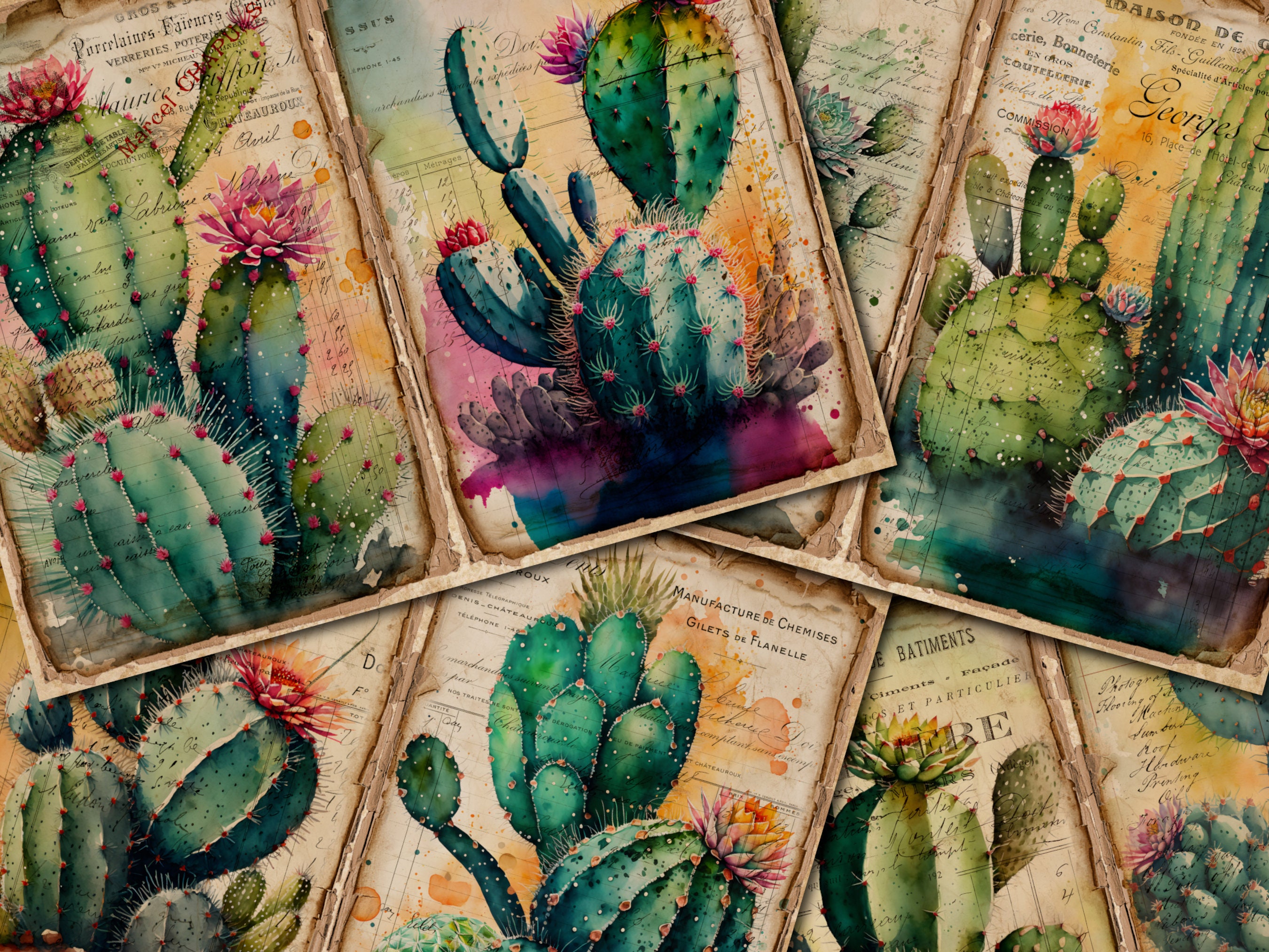 Stone Linen Gratitude Journal A5 Size – Prickly pear me