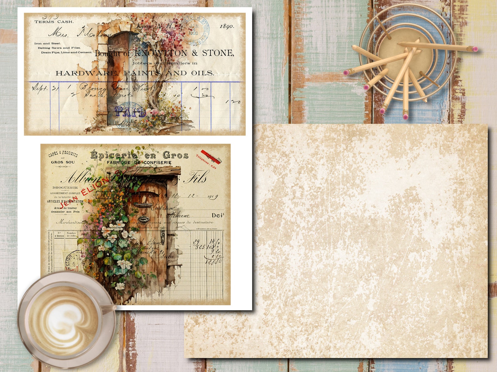 Doors Junk Journal Printable: Folding Folio Kit (digital Download) - Etsy