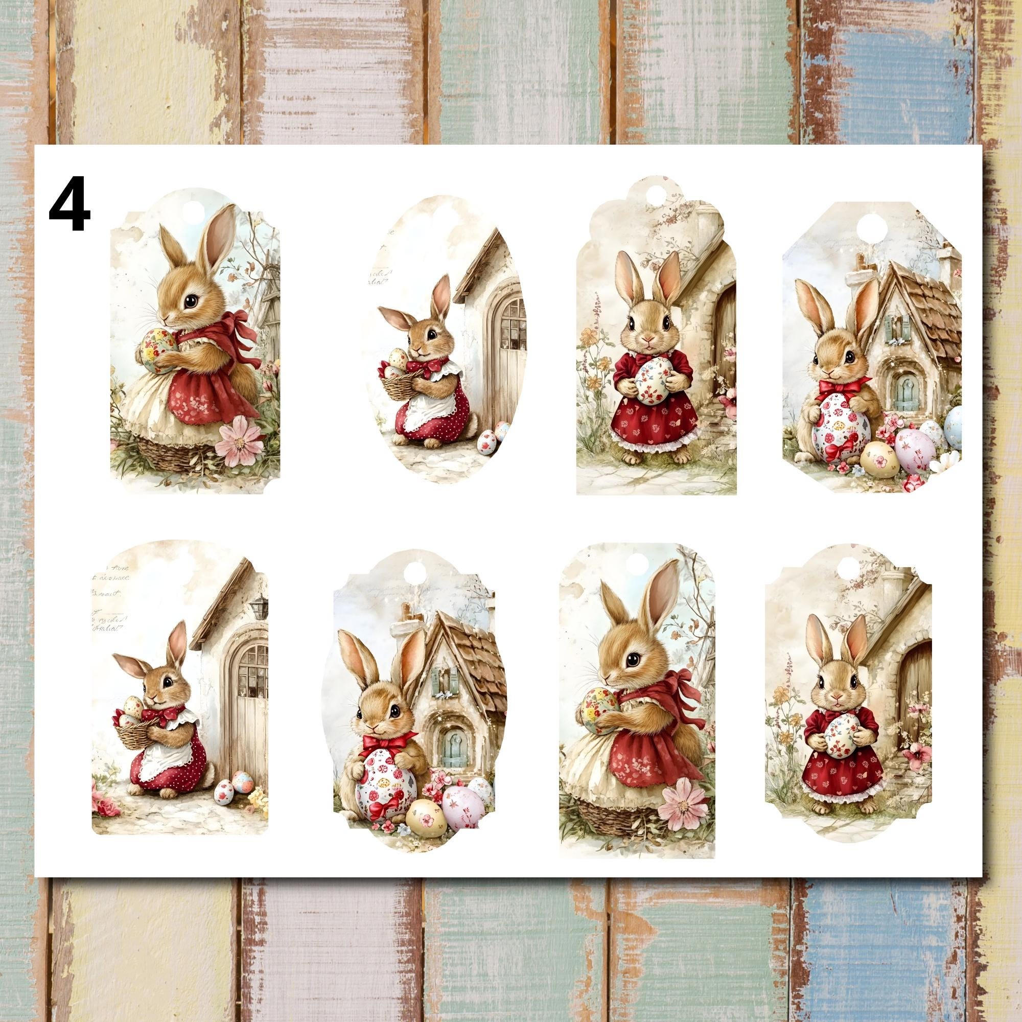 Easter Junk Journal Printable Folding Folio Craft Kit 2 (digital ...