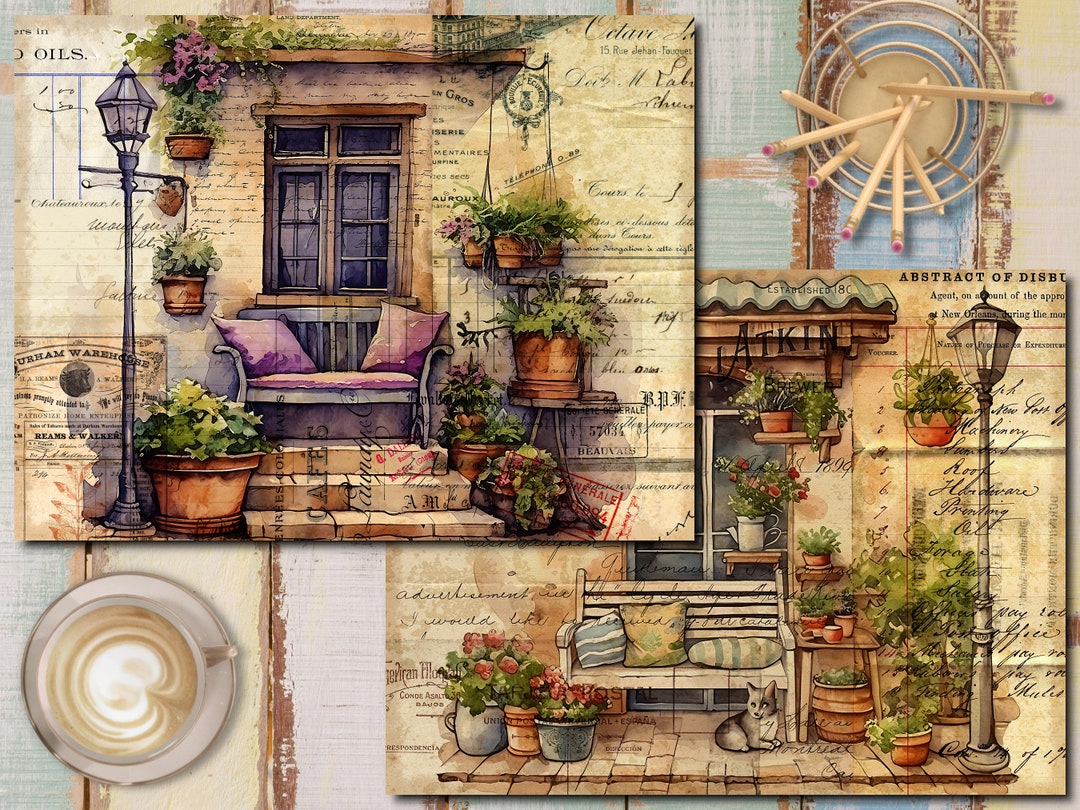 Cozy Porch Vintage Junk Journal Printable - Etsy