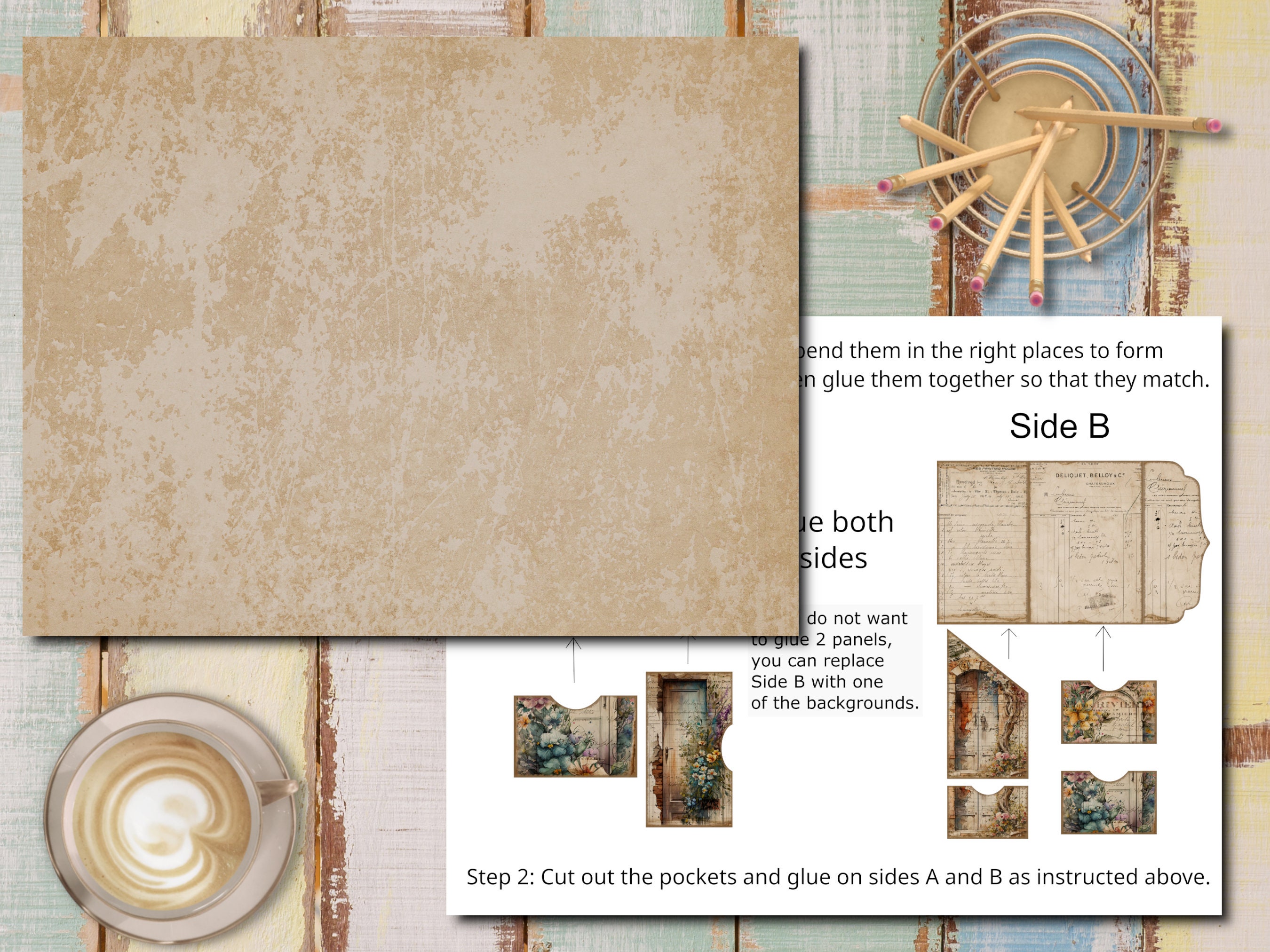 Doors Junk Journal Printable: Folding Folio Kit (digital Download) - Etsy