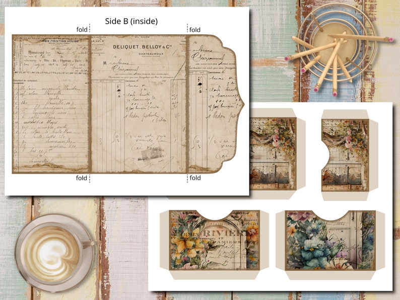 Doors Junk Journal Printable: Folding Folio Kit (digital Download) - Etsy
