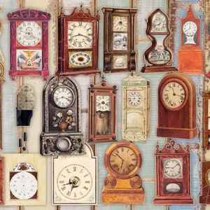 Kit de diario de recortes con reloj DIGITAL: adornos imprimibles