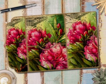 ホワイトヴィンテージピオニージャンクジャーナルフォリオ、16デジタル