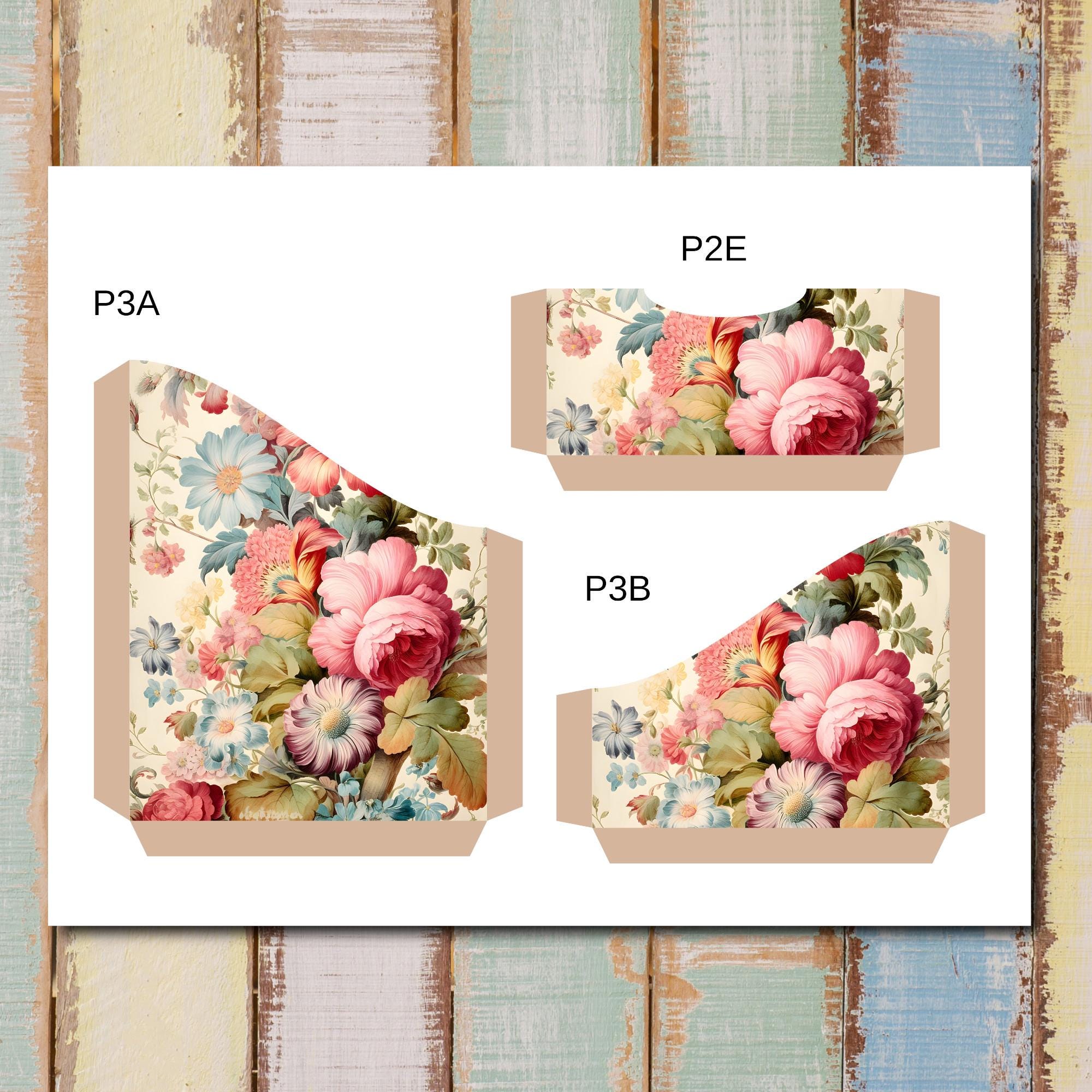 Spring Roses Junk Journal Printable Folding Folio Kit 2 (digital ...