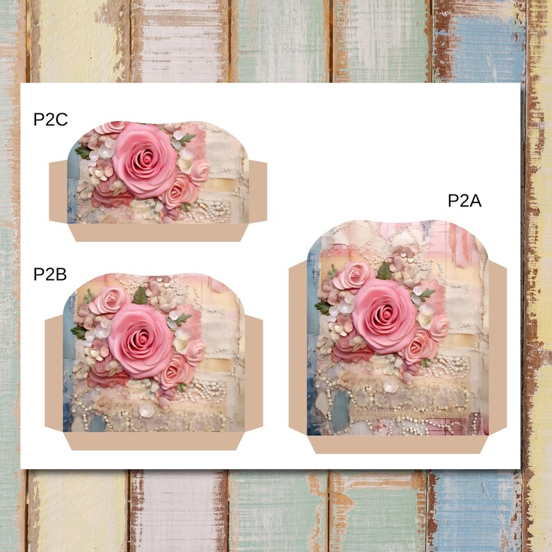 Shabby Chic Spring Junk Journal Printable Folding Folio (digital ...
