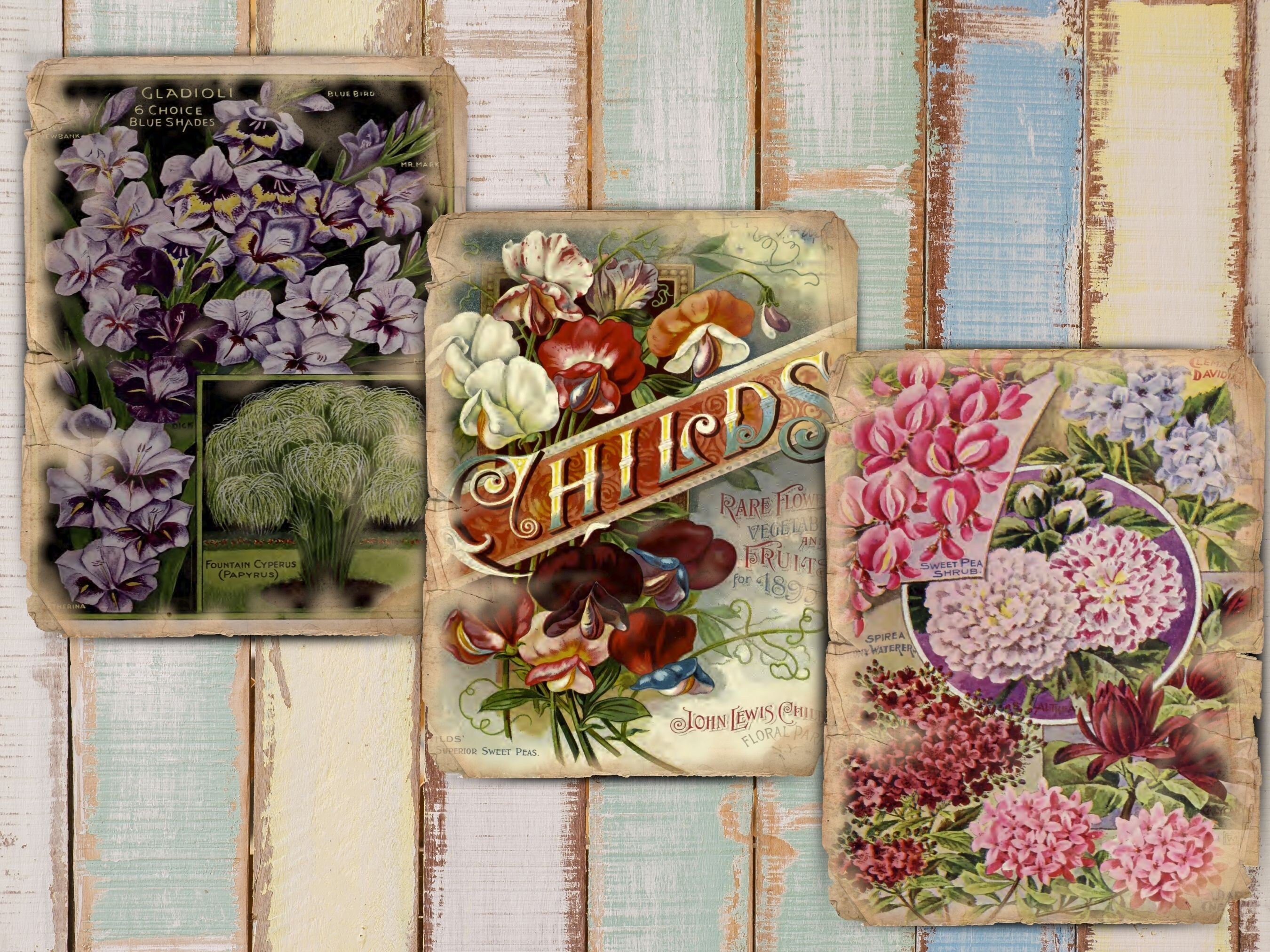Vintage Roses Junk Journal Printable: Floral Ephemera Kit (digital Kit ...