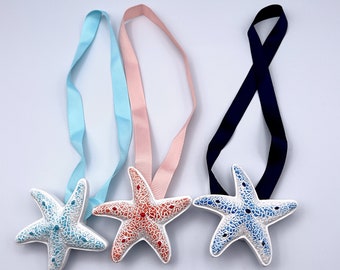 Pair (2 pieces) of Sea Star Magnetic Curtain Tie Backs