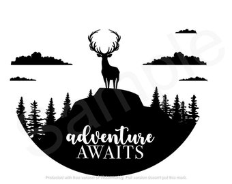 Adventure Awaits | Digital Download JPEG, PNG, SVG