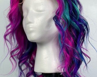 galaxy colored wigs